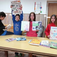 Knihy dětem od knihovny v Rynholci